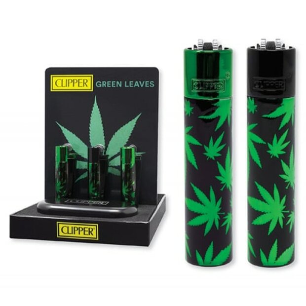 CLIPPER Metall - Green Leaves