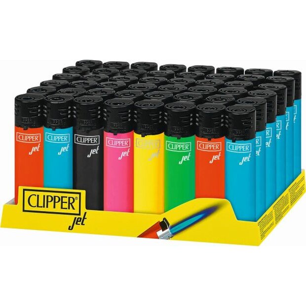Clipper Plastik Jetflamme Shiny Colours