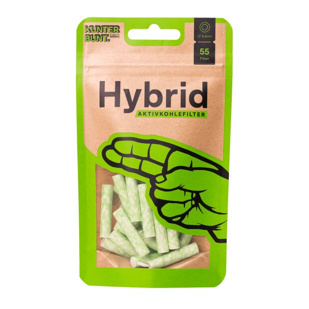 HYBRID Supreme Filter grün - 55Stk.