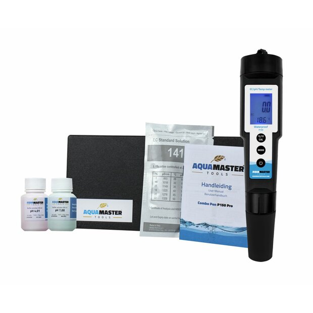AQUA MASTER Combo Pen P150 Pro pH/EC TDS PPM Temperatur